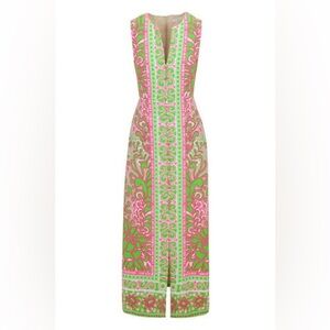 Trina Turk Novak Sleeveless Midi Dress - Petra Floral